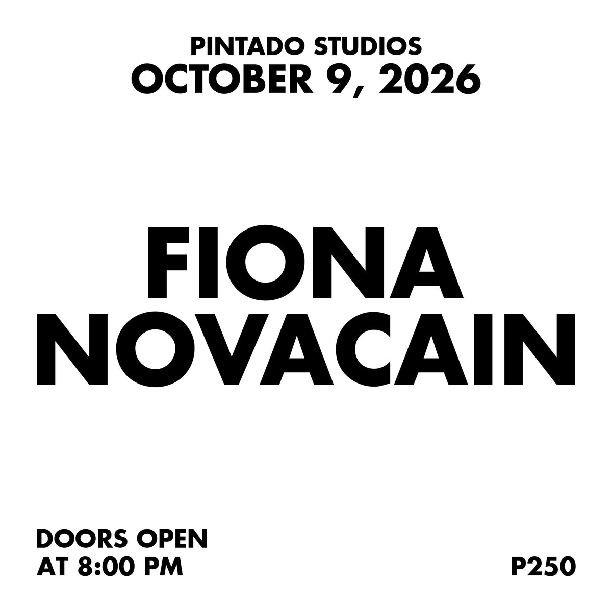 PINTADO STUDIOS: FIONA X NOVACAIN